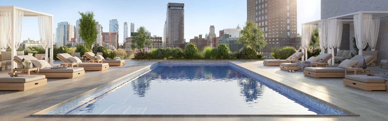 NYC Hotels W Rooftop Pools
