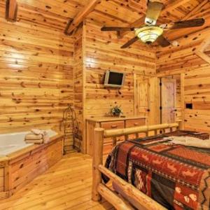 Cabin with Resort Pool Bordering Smoky Mtn Natl Park Tennessee