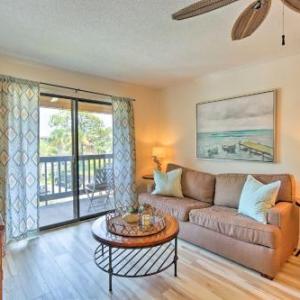 Resort Condo with Patio   Walk to Folly Field Beach Hilton Head Island