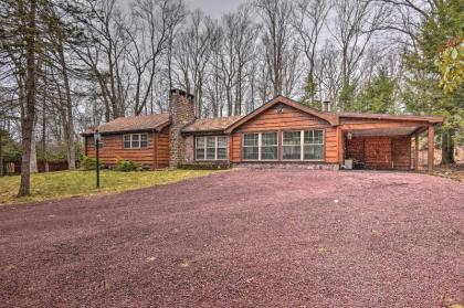 Rustic Lake Harmony Home with Fire Pit and Hot Tub!