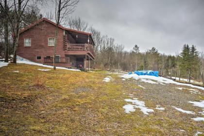 Rustic Angelica Home on 7 Acres - Deck and Mtn Views