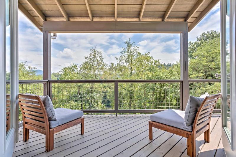Modern Asheville Greenway Residence with 2 Decks! - main image