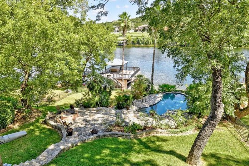 Lake Austin Double Decker Boat House