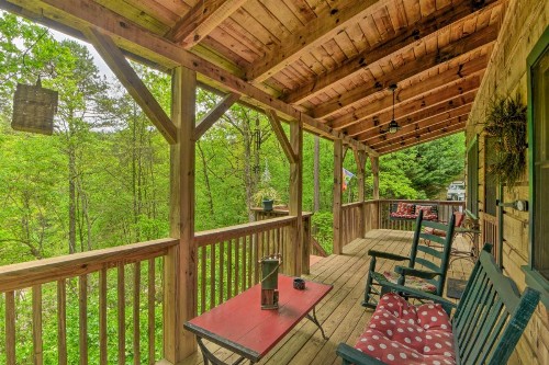 Secluded Smoky Mtn Cabin with Hot Tub and Fire Pit
