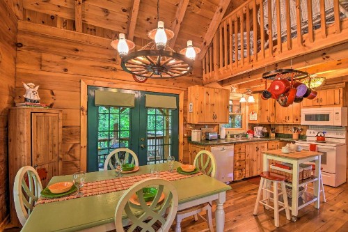 Secluded Smoky Mtn Cabin with Hot Tub and Fire Pit - image 3