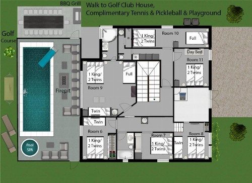 Eleven-Bedroom Disney Area Golf Resort Mansion - image 5