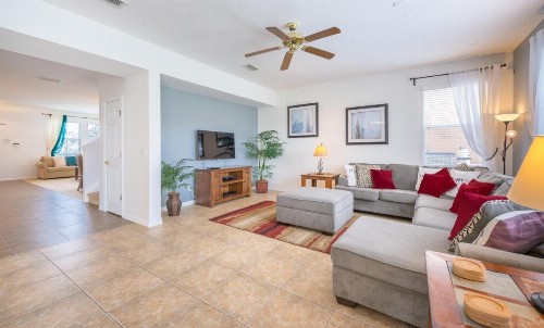 Disney Retreat- 5 bedroom vacation home with 3 seperate living areas a private pool and spa and game room - image 7