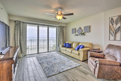 Daytona Beach Shores Condo Pool and Ocean View