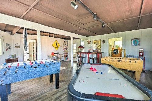 Rustic Family Retreat with Game Room and Views!