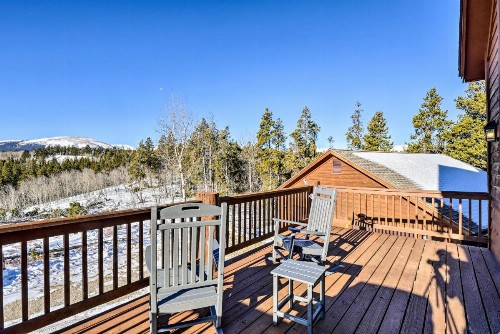 Secluded Fairplay Home with Deck Grill and View!