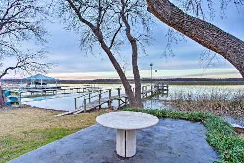 Waterfront Lake Worth Escape with Private Dock and Patio