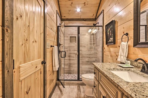 Modern Gatlinburg Cabin with Hot Tub Game Room - image 15