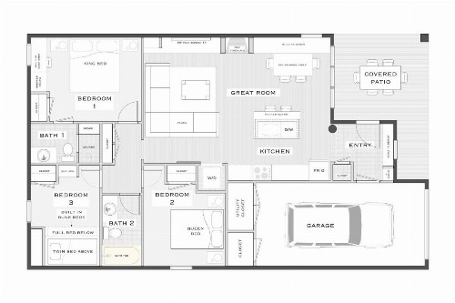 Choice Western Cabin 2 Blocks from Grand Lake!