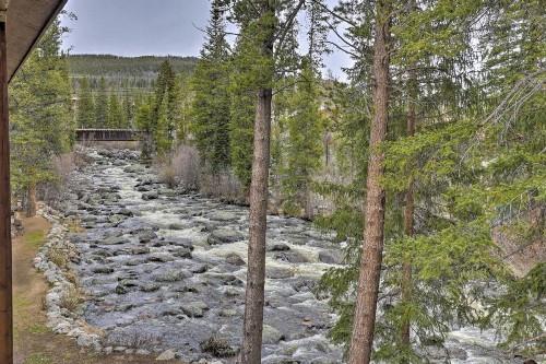 Grand Lake Condo with Fireplace Walk to Water!