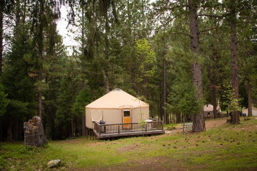 Yosemite Lakes Hillside Yurt 5 - image 8