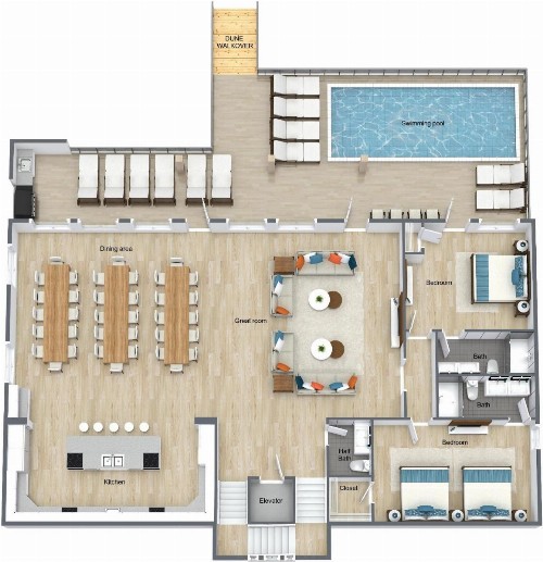 NEW Gulf Front 12bd/12.5 bath home The Grand PEARL  Heated Pool w/ elevator. - image 28