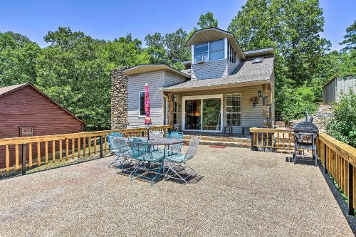Waterfront Hot Springs Cabin with Deck and Private Dock - image 9