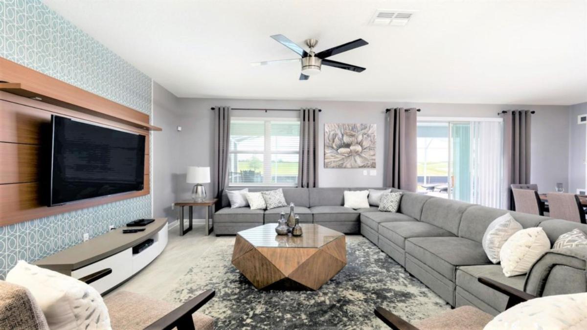 Dream Holiday House Luxury 9 Bedrooms Pool Villa/Close to Disney-751PBD - main image