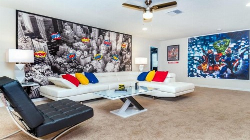 Luxury Pool Villa w Themed Rooms Near Disney- 8801CD - image 7