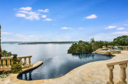 THE ABOVE LAGO CASTILLE ON LAKE TRAVIS home