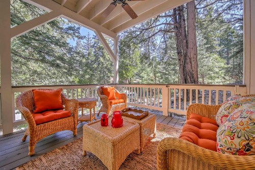 Stunning Lake Arrowhead Home with Multi-Level Decks