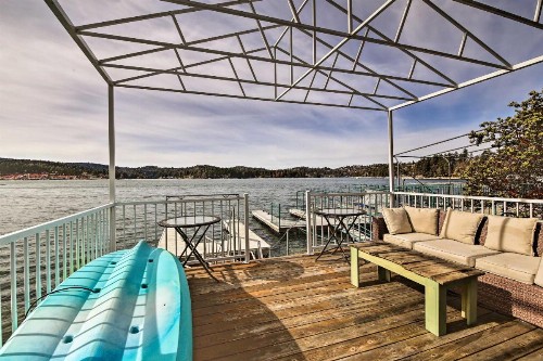Home in Lake Arrowhead with Balcony and Lake Views!