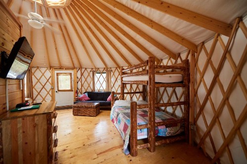Circle M Camping Resort 24 ft. Yurt 2 - image 3