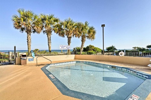Oceanfront Myrtle Beach Condo with Patio and Pools! - image 10