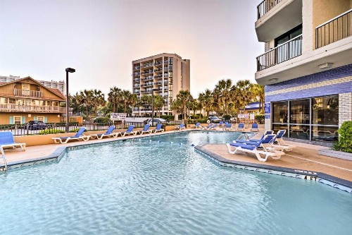 Oceanfront Myrtle Beach Condo with Patio and Pools! - image 11