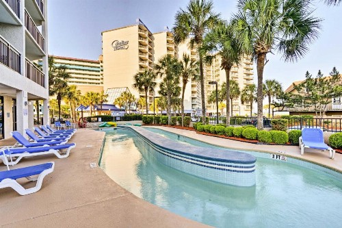 Oceanfront Myrtle Beach Condo with Patio and Pools! - image 7