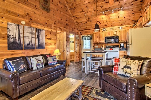 Idyllic Smoky Mtn Cabin with Views 5 Mi to Dollywood - image 4