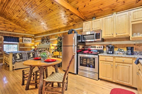 Cabin with Waterfall and Hot Tub 1 Mi to Parkway - image 2