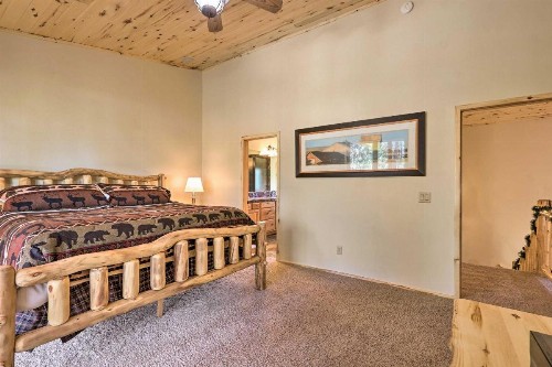 Cozy High Country Log Cabin Hike Fish Golf Ski - image 10