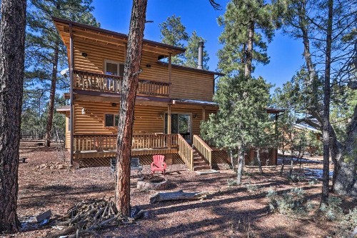 Cozy High Country Log Cabin Hike Fish Golf Ski - image 11