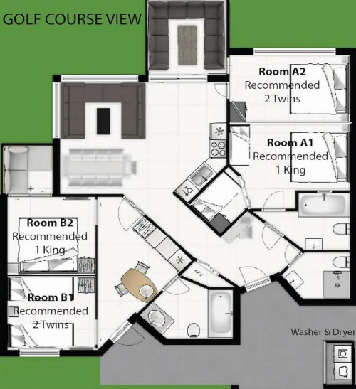 PGA Village 7 Room Golf Resort Villa by American Vacation Living - image 11