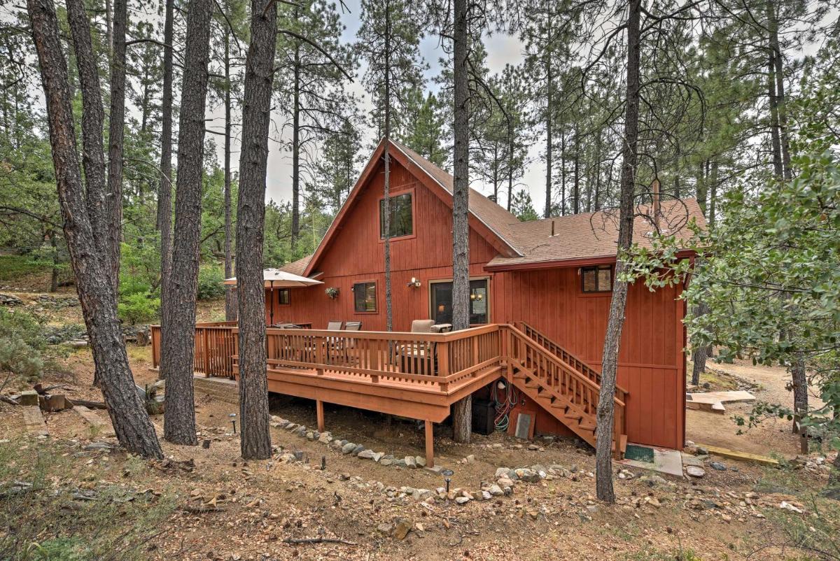 Prescott Cabin with Beautiful Forest Views and Deck! - image 4