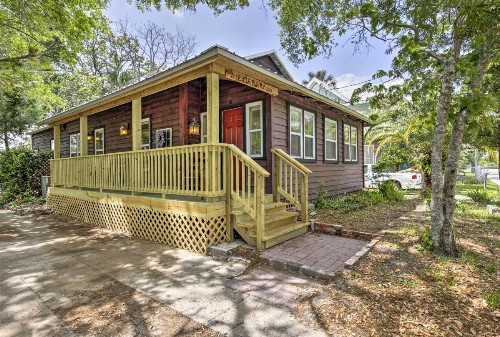 Historic St Augustine Home with Pool Access Pets OK