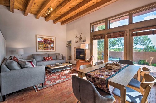 Santa Fe Area Getaway with Large Patio and Gas Grill