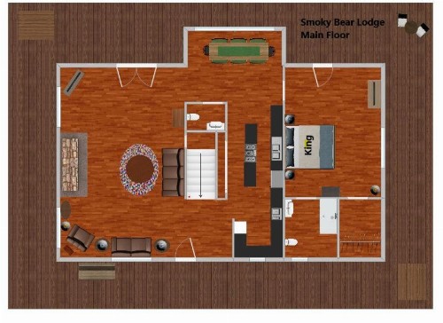 Smoky Bear Lodge with Guest House - image 24