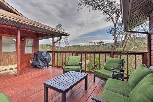 Luxe Cabin with Covered Pool and Smoky Mountain Vistas! - image 12
