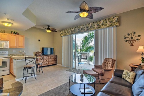 Waterfront Condo w/Balcony+Views 3Mi to Beach