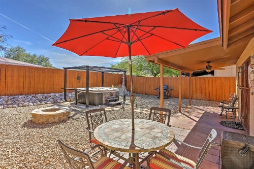 East Tucson House with Private Backyard and Fire Pit