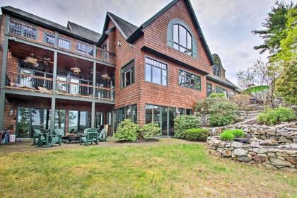 Lakefront Alton Bay Home with movie theater and Dock Alton Bay