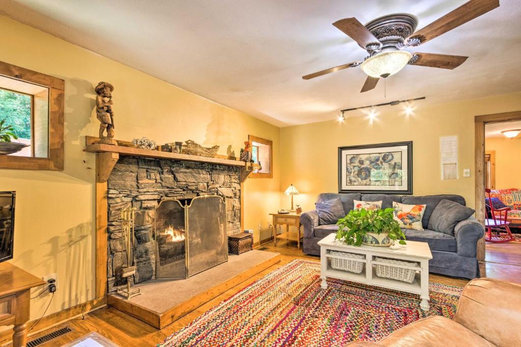 Rustic-Yet-Cozy Cabin with Patio 12Mi to Asheville! - image 2