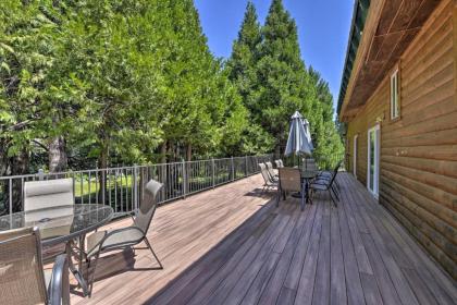 Secluded mtn Home with Large Deck Fireplace