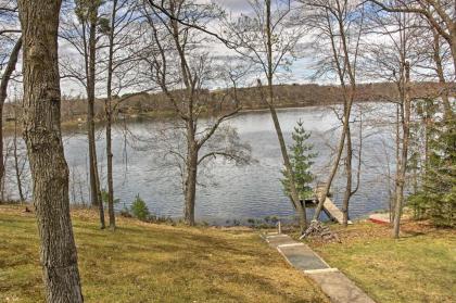 Cozy Balsam Lake Home Deck Private Dock and Kayaks