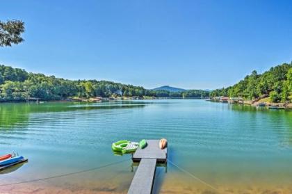 Nottely Lake Home with Hot Tub Dock Kayaks and Games Blairsville