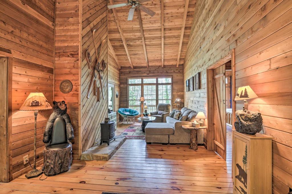 Secluded Mtn Escape with Game Room and Fire Pit! - main image