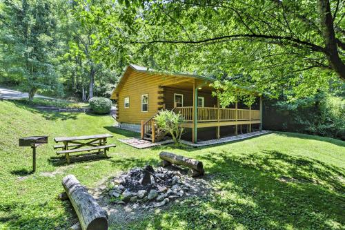 Fox Creek Hillside Cabin with Hot Tub and Fire Pit! - main image
