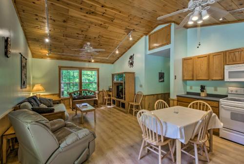Peaceful Bryson City Cabin with Porch and Hot Tub - main image